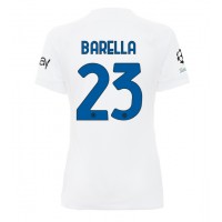 Dámy Fotbalový dres Inter Milan Nicolo Barella #23 2023-24 Venkovní Krátký Rukáv